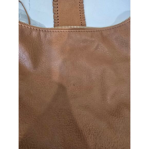 Tan Big Buddha Boho Bag with tassels and fringe - Picture 7 of 9